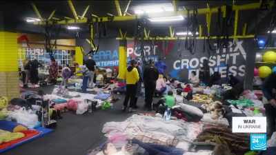 And those who are left behind
have filled bomb shelters - 20 Days in Mariupol