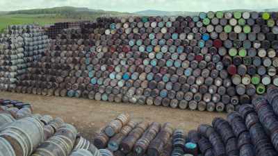 And once those barrels are empty, - Europe From Above