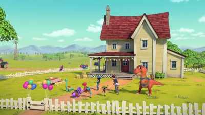 And even though the rancheroos
couldn't wrangle - Dino Ranch