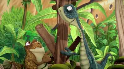 -And Tiny.
-(gasps) - Gigantosaurus