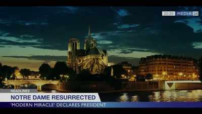 And, today, Notre Dame has
officially reopened, - Years and Years