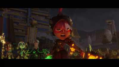 And today, the sun will cheer
our victory over evil! - Maya and the Three