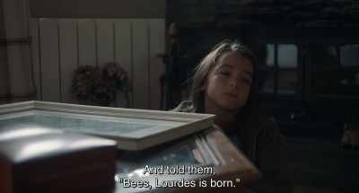 And told them,
"Bees, Lourdes is born." - 20,000 Species of Bees