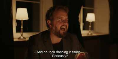 - And he took dancing lessons...
- Seriously? - Another Round