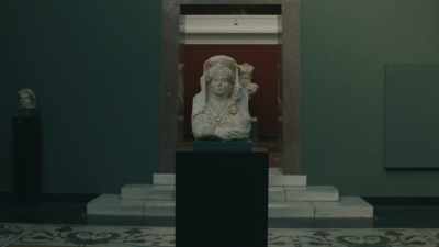 And turn to the visitor and ask, - Almost Human