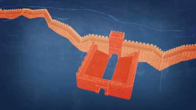 And two stone lookout turrets were placed between each fort. - Ancient Engineering