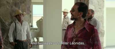 And two weeks of mister Leonidas, - Birds of Passage
