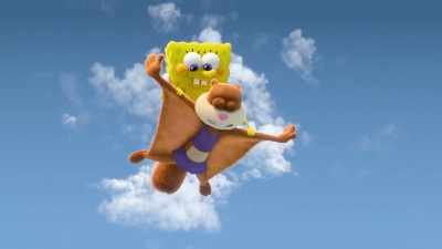 And, uh, it gives me jiggly arm flaps. - Saving Bikini Bottom: The Sandy Cheeks Movie