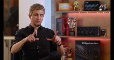 And, uh, his latest creation was this board - The Rubber-Keyed Wonder