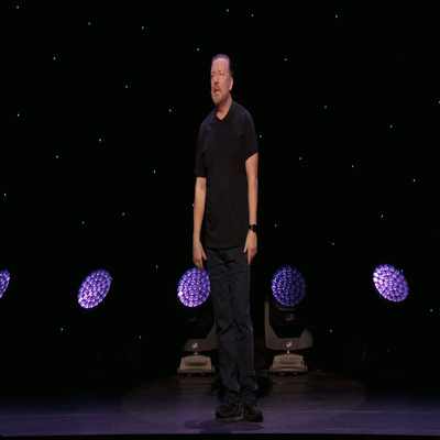 And, uh, looking back,
I feel a bit sorry for him - Ricky Gervais: SuperNature