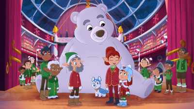 And, um, don't we have
a little something for Grizz - Glisten and the Merry Mission