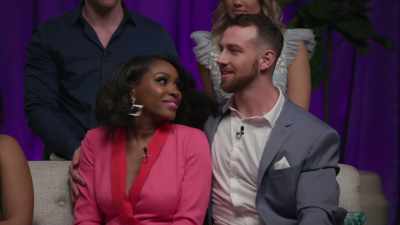 - And, um...
- Here we go, crying again. - Love Is Blind