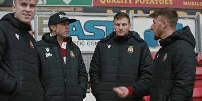 And, um, you know,
the lads just realized - Welcome to Wrexham