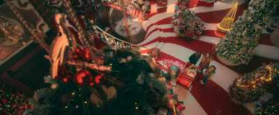 And up there at the tippy-tippy top - Candy Cane Lane