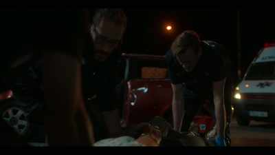 - And up.
- [WOMAN SOBBING] - The Paramedic