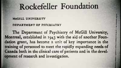 And he used CIA and Rockefeller Foundation funding to do it. - The Minds of Men