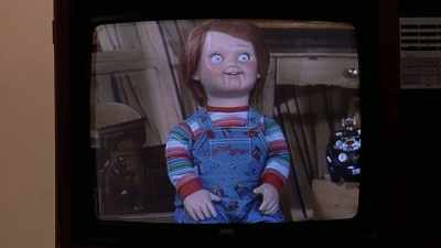 And he wants a
Good Guys doll, - Living with Chucky