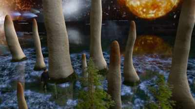 And this was
the time on Earth when
life learned how to fly. - Cosmos: Possible Worlds
