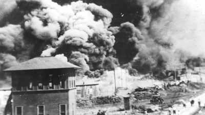 And he watched them
drop turpentine balls - The Legacy of Black Wall Street