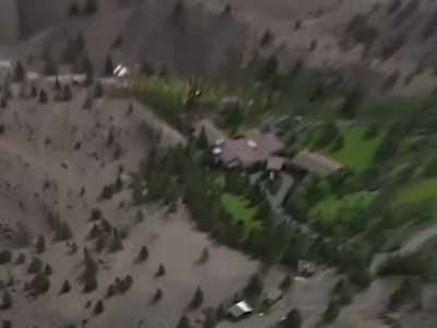 And we had a tower around his house. - Wild Wild Country