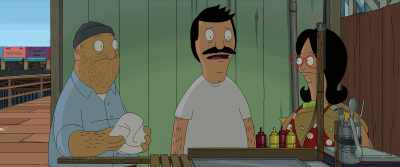 And we were pretending
that we work here, - The Bob's Burgers Movie