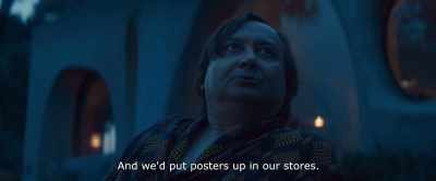 And we'd put posters up in our stores. - Paris Pigalle