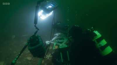 ..and weights stabilise the rig, - Wild Isles