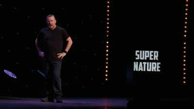 And he went on for ages.
He was loving it, right? - Ricky Gervais: SuperNature