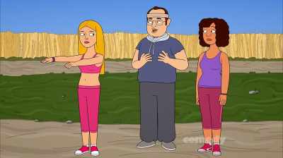 - And we're done. Shake it out.
- That's it? - Corner Gas Animated