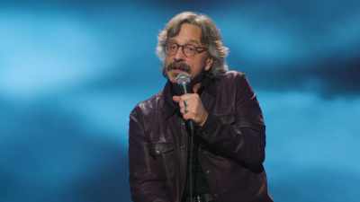 And we're just sitting there,
me and my dad, - Marc Maron: From Bleak to Dark