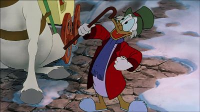 And what are you doing here - Mickey's Christmas Carol