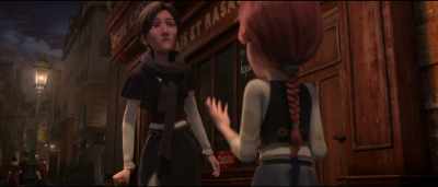 And what she did - that crazy
jumpy thing, what was that? - Leap!