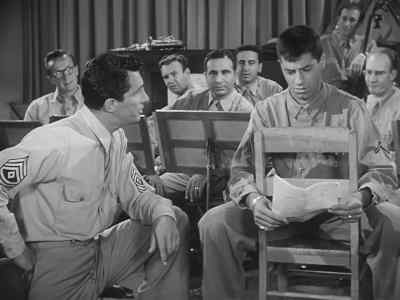 - And what do you think you're doing?
- I'm singing. - At War with the Army