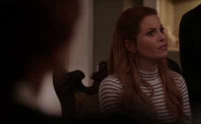 And what kid would know this
same phrase was on the wall - Aurora Teagarden Mysteries: Haunted By Murder
