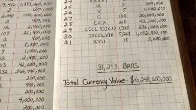 And what's proof?
Well, proof is holding up - Lust for Gold: A Race Against Time