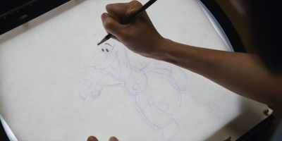 And when we do that, we
actually create a sense of depth - Sketchbook