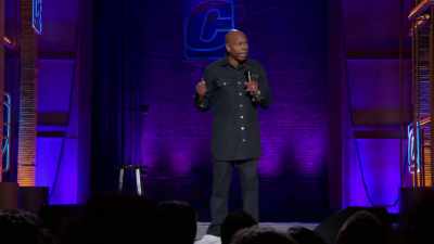 And when that guy tackled me,
he cleared the bleachers. - Dave Chappelle: The Dreamer