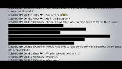 And when we looked at them
in electronic form, - Coleen Rooney: The Real Wagatha Story