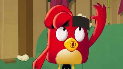 And when this Santa guy
flies over to go to Pig Camp, - Angry Birds: Summer Madness