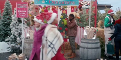 And whoever blew up the most - Christmas with a Kiss