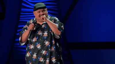 And his whole face is covered with salt. - Gabriel Iglesias: Stadium Fluffy