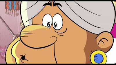 - And who's that guy?
- [Mama Lupe gasps] - The Casagrandes Movie