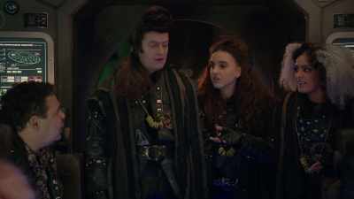 And why did you make babies cry at night
rather than just during the day - Red Dwarf: The Promised Land