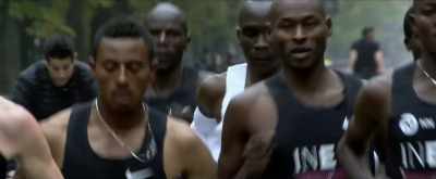 And he will be handing over
shortly to the second team - Kipchoge: The Last Milestone