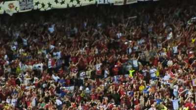 And nobody will ever win
a European Cup Final - The United Way