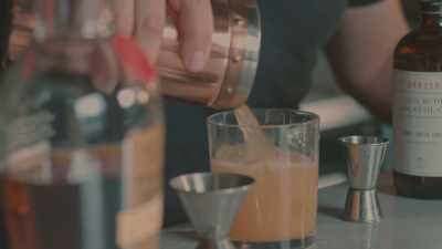 And we will top with
a bing cherry - Neat: The Story of Bourbon