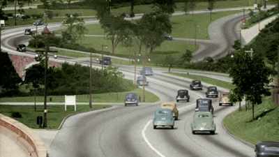 AND WITH AN END
TO GAS RATIONING, - America in Color
