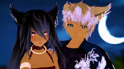 And with COVID, she's not
even allowed to come here. - We Met in Virtual Reality