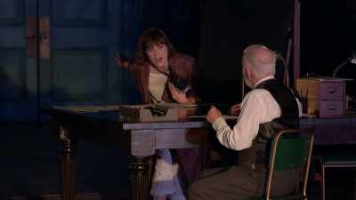 And with his head
over his shoulder turned - Great British Theatre