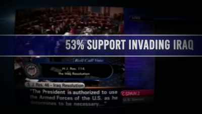 And with razor thin margins of public support - Theaters of War